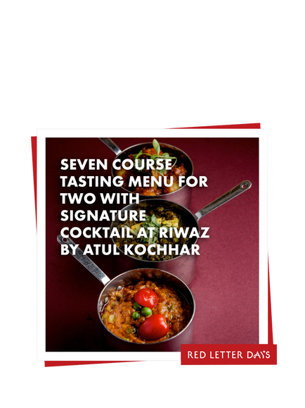 Red Letter Days Seven Course Tasting Menu at Riwaz Gift Experience, Multi