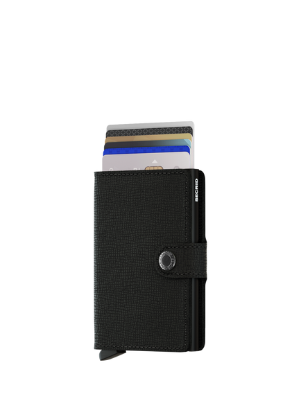 Secrid Cardprotector Leather Miniwallet, Black