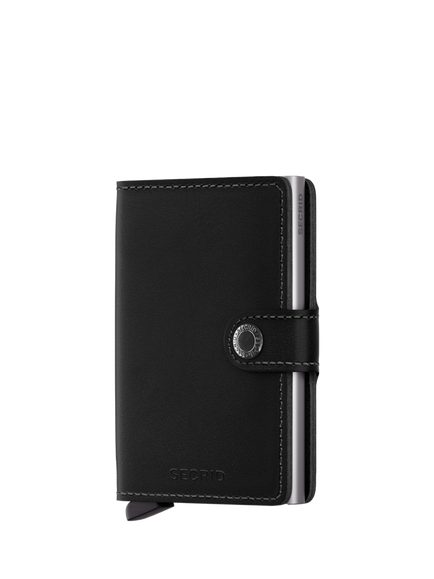Secrid Original Leather Mini Wallet - view 2, Black