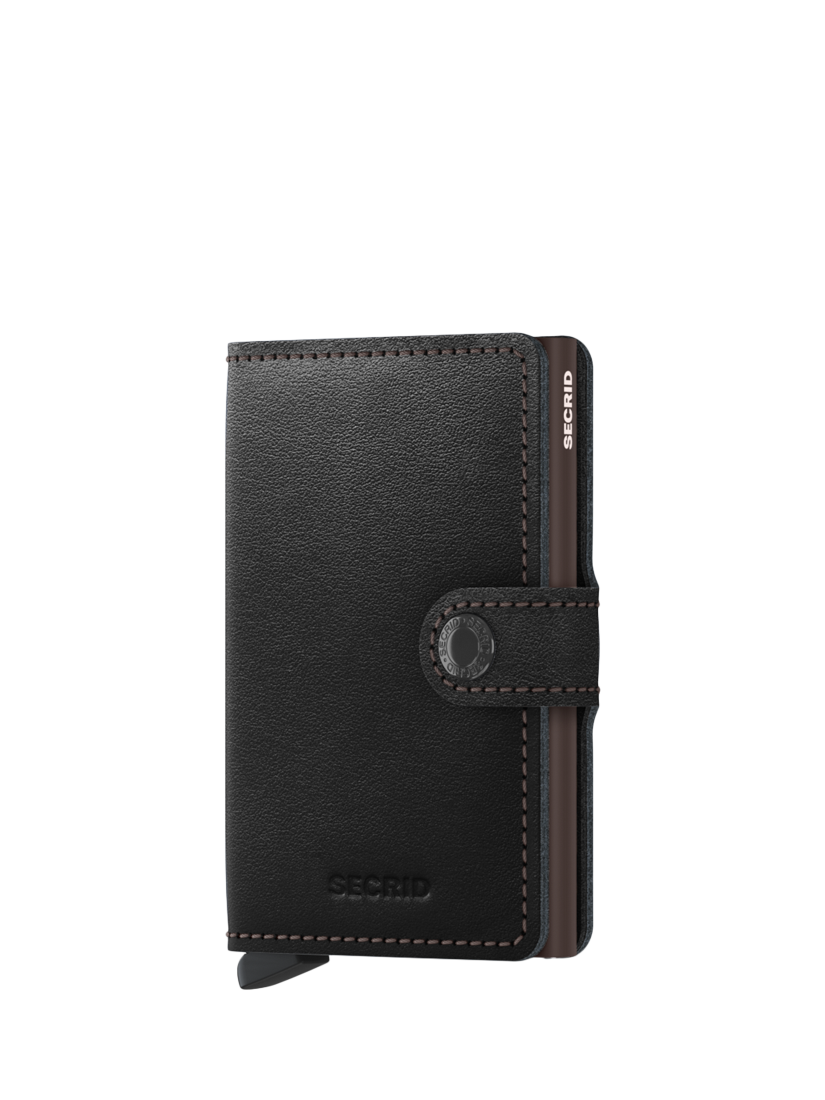 Product image 2 of 5, which shows Secrid Original Leather Mini Wallet, Black/Brown