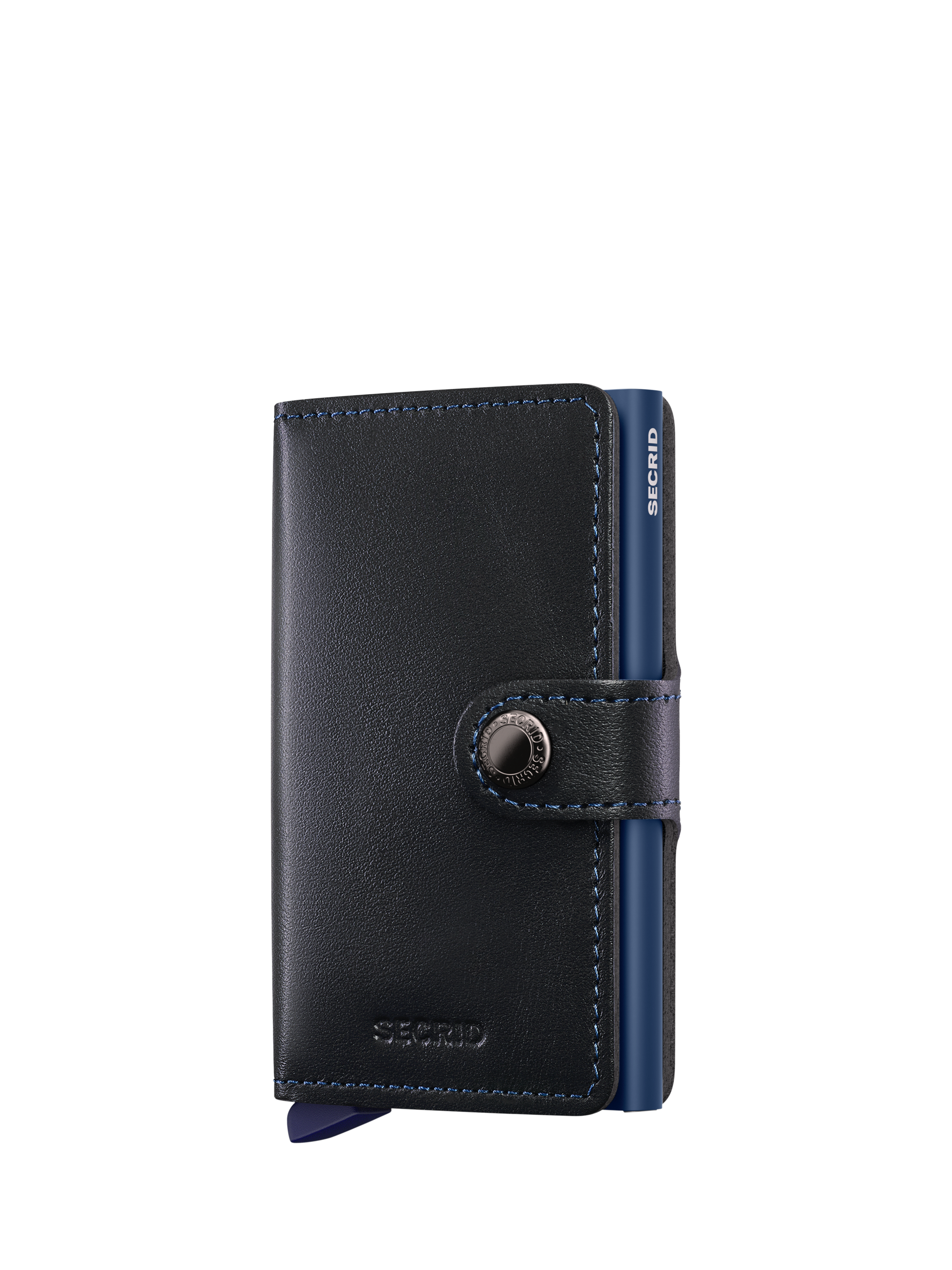 Product image 2 of 5, which shows Secrid Original Leather Mini Wallet, Black/Navy