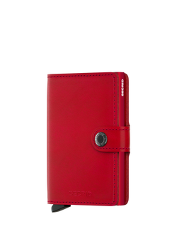 Secrid Original Leather Mini Wallet - view 2, Red
