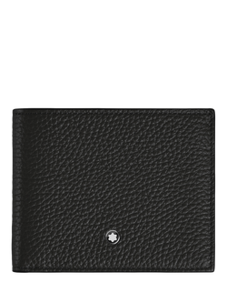 Montblanc Sartorial Bifold Grain Leather Wallet, Tweed Blue