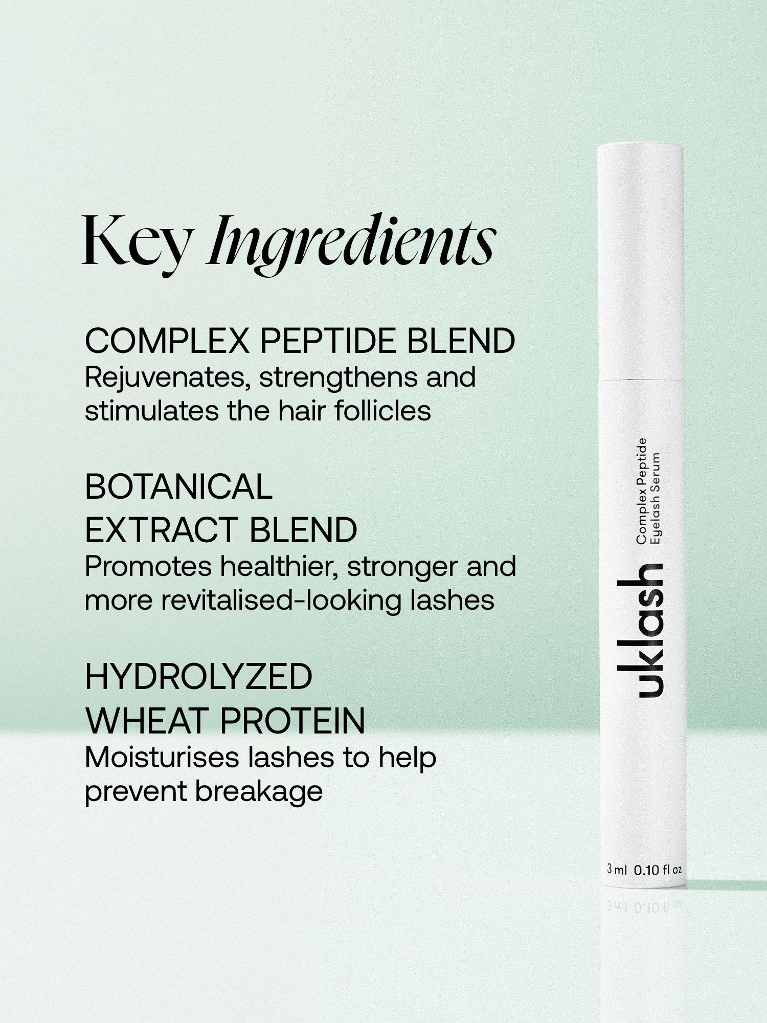 Product image 4 of 6, which shows UKLASH Complex Peptide Eyelash Serum, 3ml