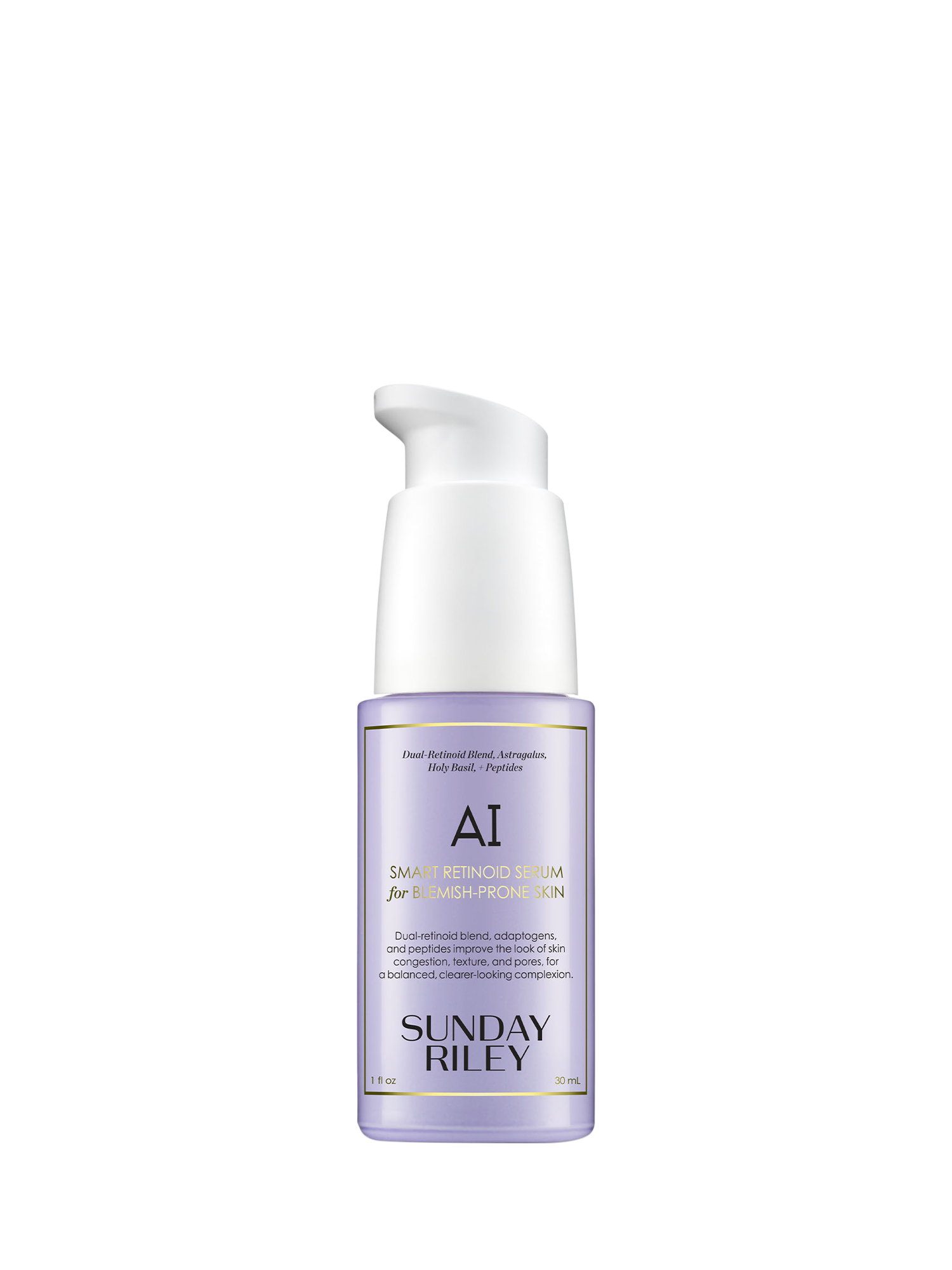 Product image 1 of 7, which shows Sunday Riley A.I. Smart Retinoid Serum, 30ml