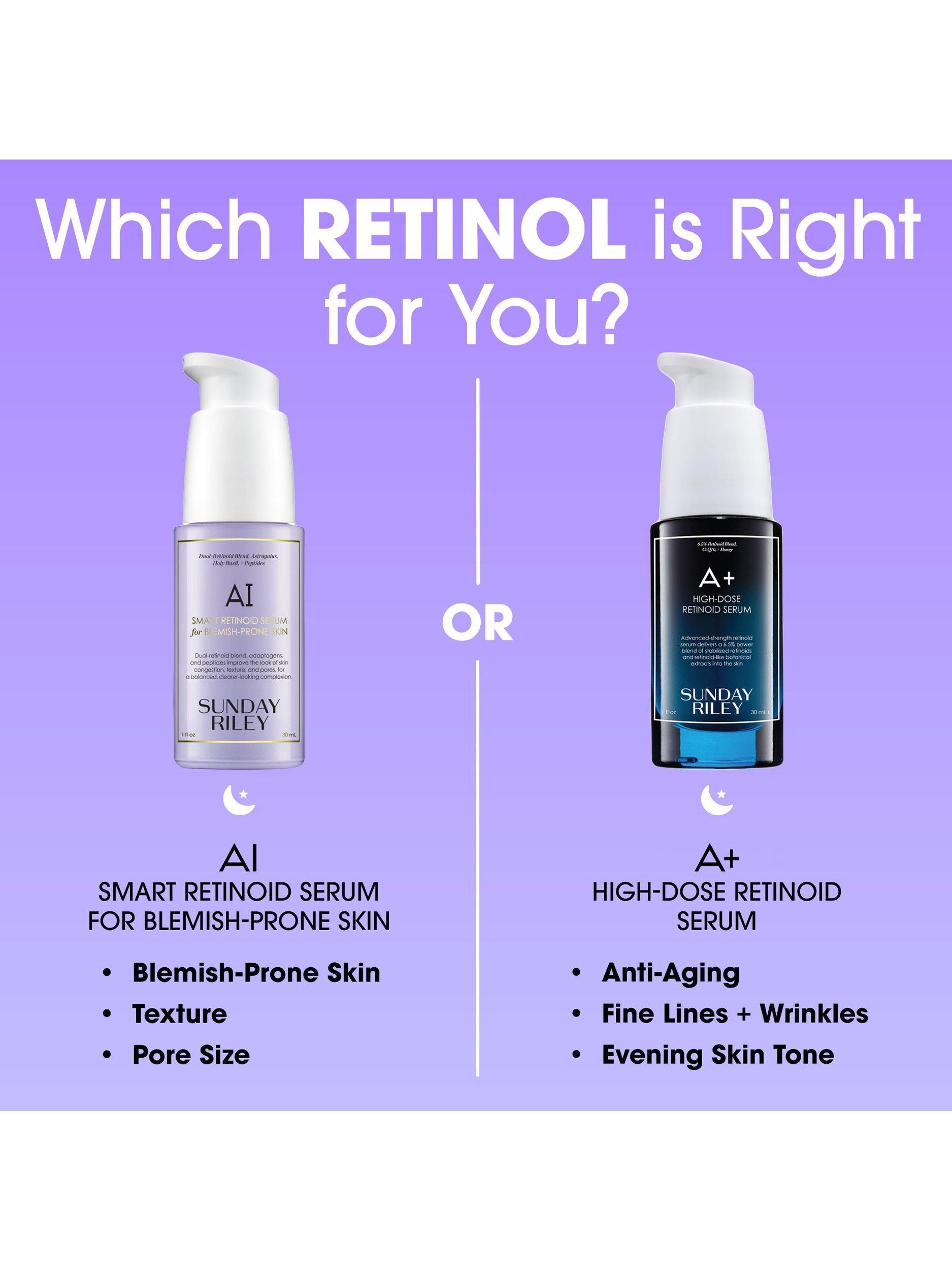 Product image 6 of 7, which shows Sunday Riley A.I. Smart Retinoid Serum, 30ml