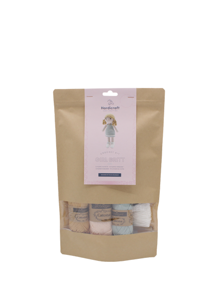 Hardicraft Britt Doll Crochet Kit - view 2, Champagne
