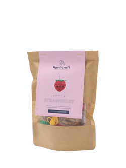 Hardicraft Strawberry Bag Pendant Crochet Kit - view 2, All Nighter