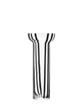 LSA International Stripe Glass Vase, H42cm, Black