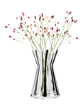 LSA International Stripe Glass Vase, H32cm, Black/White