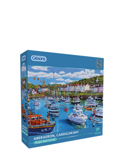 Gibsons Cardigan Bay Jigsaw Puzzle, 1000 Pieces, Blue Multi Blue