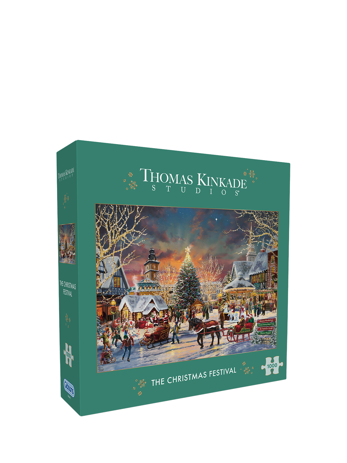 Gibsons Christmas Magic Jigsaw Puzzle, 1000 Pieces