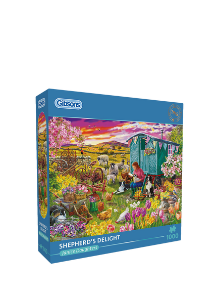 Gibsons Shepherd's Delight Jigsaw Puzzle, 1000 Pieces, Multi Multi