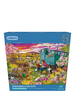 Gibsons Shepherd's Delight Jigsaw Puzzle, 1000 Pieces - view 2, Multi Multi