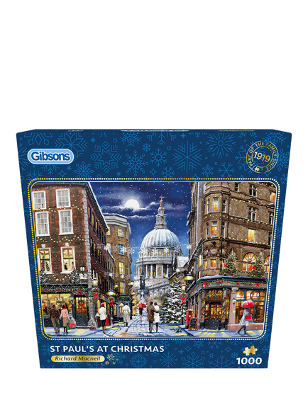 Gibsons St Pauls at Christmas Jigsaw Puzzle, 1000 Pieces - view 2, Multi Multi