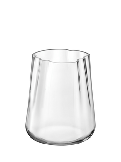 LSA International Lagoon Glass Vase/Lantern, H24cm, Clear, Clear