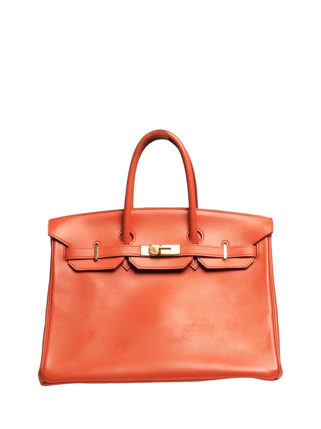 Pre-loved Hermès Vintage 1998 Birkin 35 Top Handle Grab Bag, Orange