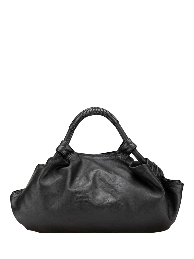 Pre-loved LOEWE Anagram Nappa Aire Grab Bag, Black