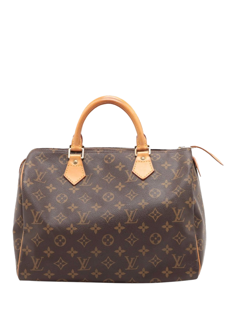 Pre-loved Louis Vuitton Vintage 1998 Monogram Speedy 30 Grab Bag, Brown
