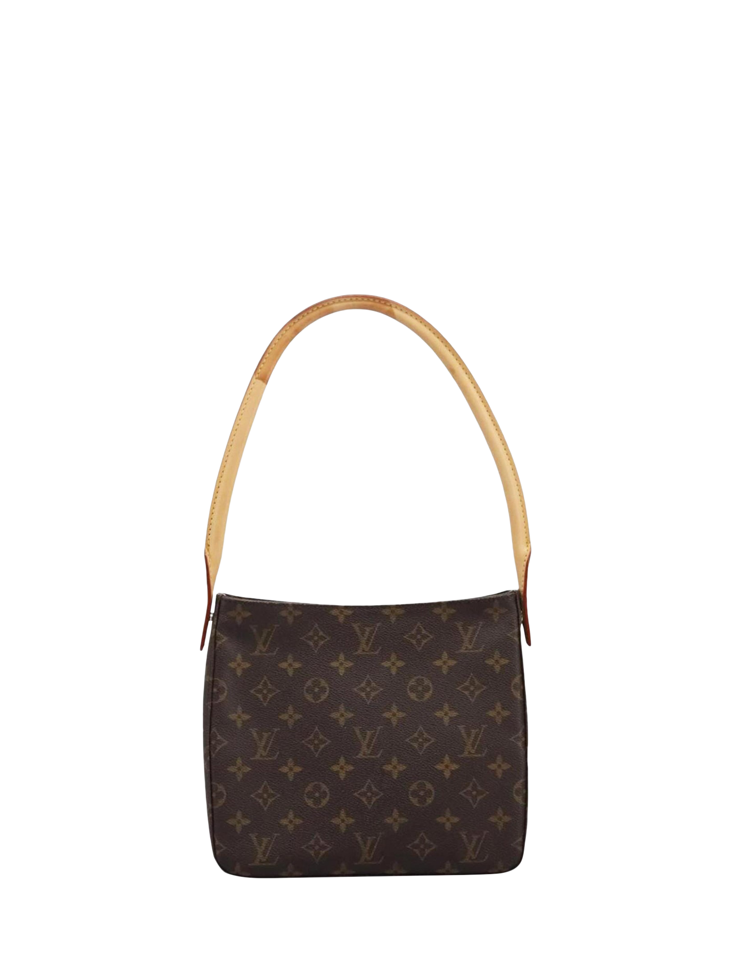 Pre-loved Louis Vuitton Vintage 2003 Monogram Looping MM Shoulder Bag, Brown