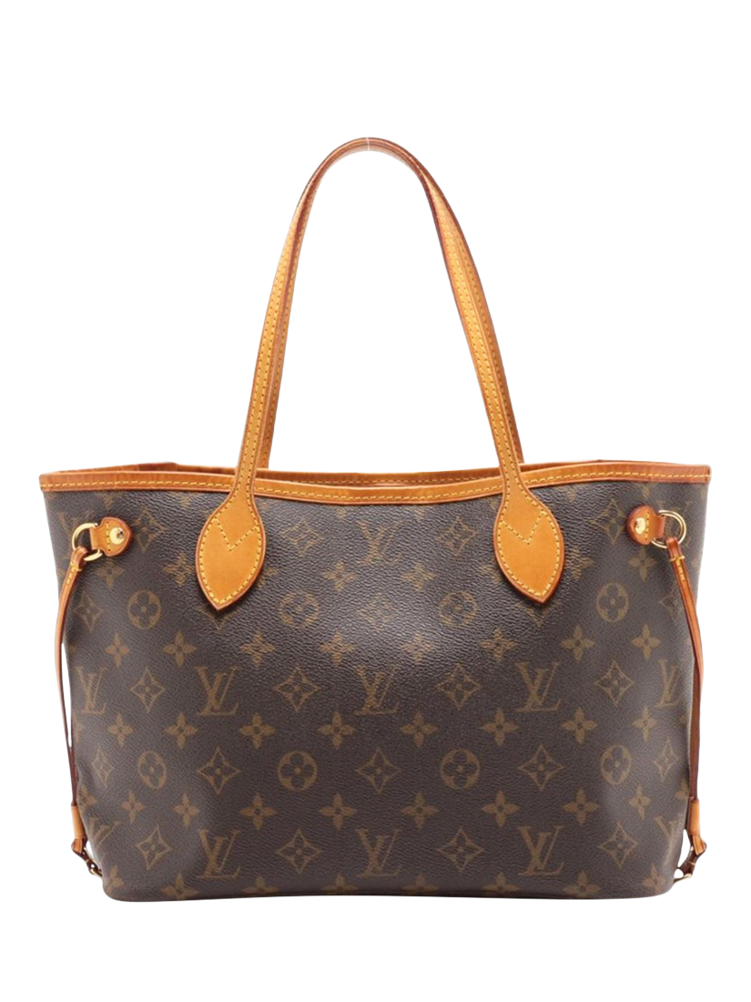 Pre-loved Louis Vuitton Vintage 2009 Monogram Neverfull PM Tote Bag, Brown