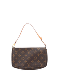 Pre-loved Louis Vuitton Vintage 1999 Monogram Pochette Grab Bag, Brown