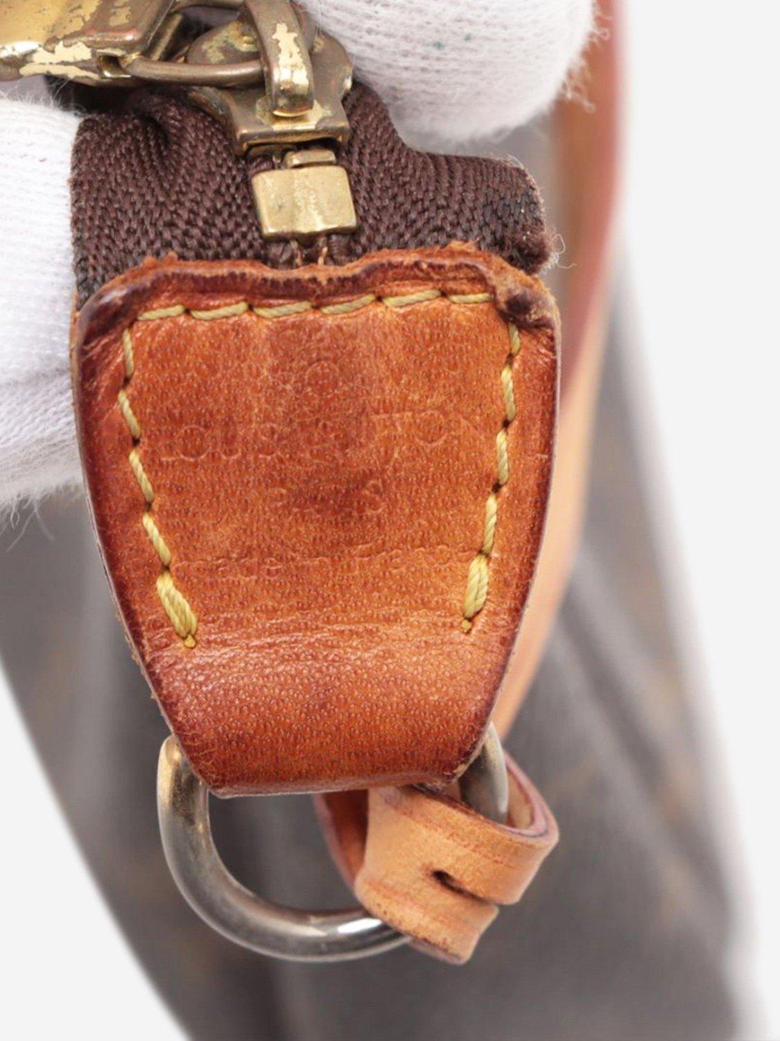 Product image 7 of 10, which shows Pre-loved Louis Vuitton Vintage 1999 Monogram Pochette Grab Bag, Brown