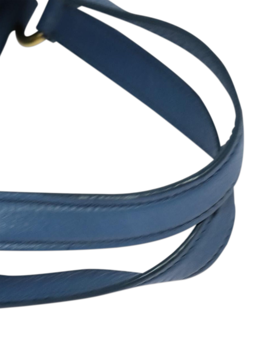 Product image 7 of 10, which shows Pre-loved Miu Miu 2-Way Leather Shoulder Bag, Blue