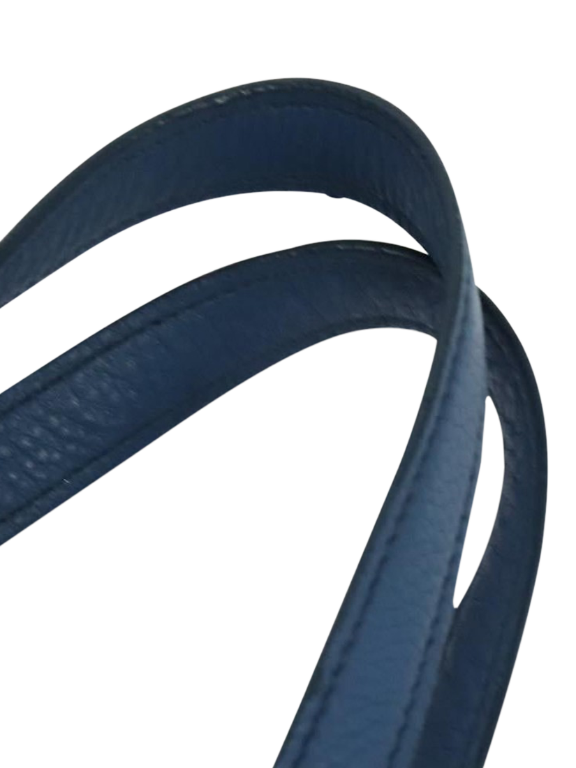Product image 8 of 10, which shows Pre-loved Miu Miu 2-Way Leather Shoulder Bag, Blue
