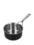 DEMEYERE Black 5-Layer Uncoated Stainless Steel Outdoor Saucepan, 16cm
