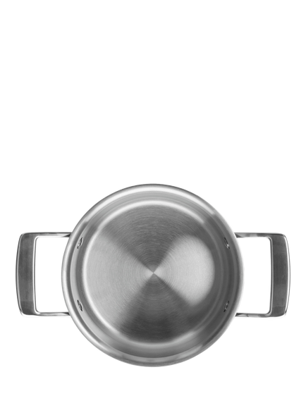 DEMEYERE Black 5-Layer Uncoated Stainless Steel Outdoor Casserole & Lid - view 2, Black