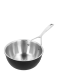 DEMEYERE Black 5-Layer Uncoated Stainless Steel Outdoor Pan Set, 3 Piece