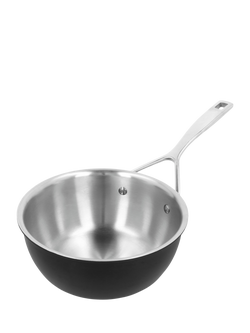 DEMEYERE Black 5-Layer Uncoated Stainless Steel Outdoor Pan Set, 3 Piece - view 2, 