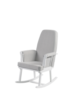 Kub Haldon Nursing Rocking Chair, Grey Chevron / White - view 2, Grey Chevron / White