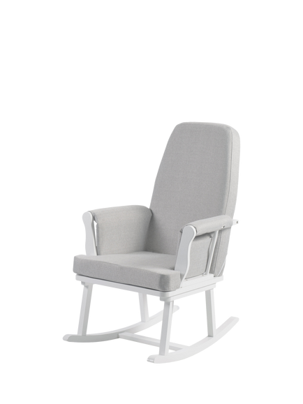 Kub Haldon Nursing Rocking Chair, Grey Chevron / White - view 2, Grey Chevron / White