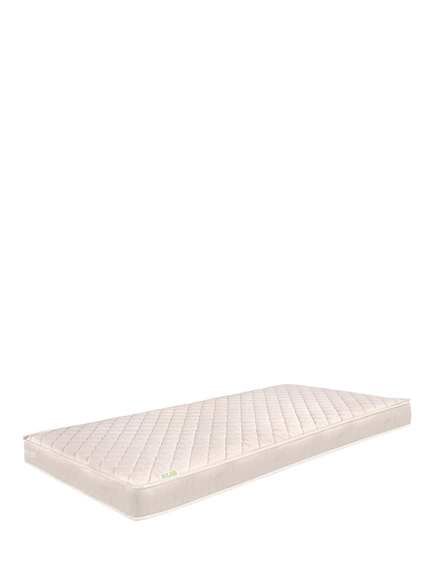 Kub Natural Pocket Spring Cotbed Mattress & Waterproof Mattress Protector, Cream