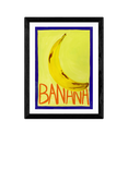 EAST END PRINTS Susie Miller 'Banana' Framed Print, 43.4 x 33.4cm