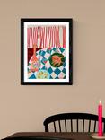 EAST END PRINTS Lucy Muss 'Shrimp & Champagne' Framed Print, 43.4 x 33.4cm, Black Frame