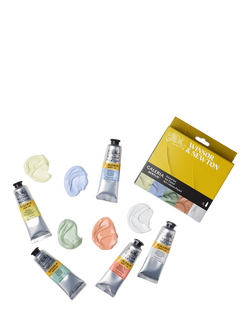 Winsor & Newton Galeria Acrylic Pastel Paints, Set of 5, Multi