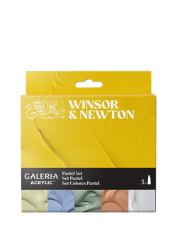 Winsor & Newton Galeria Acrylic Pastel Paints, Set of 5 - view 2, Multi