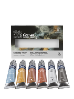 Winsor & Newton Cotman Metallic Paints, Set of 6 - view 2, Multi