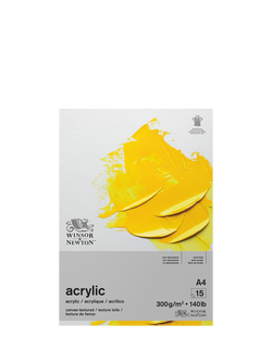 Winsor & Newton Acrylic Paint Pad, A4 - view 2, Multi