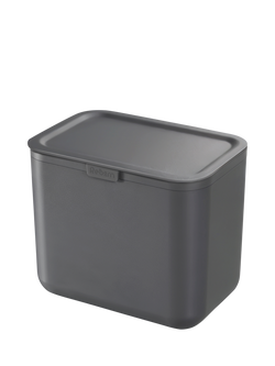 ReBorn SquishBin Flexible Waste Caddy, 5L - view 2, Dark Grey