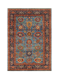 Gooch Oriental Fine Aryana Rug, Blue, L216 x W146 cm