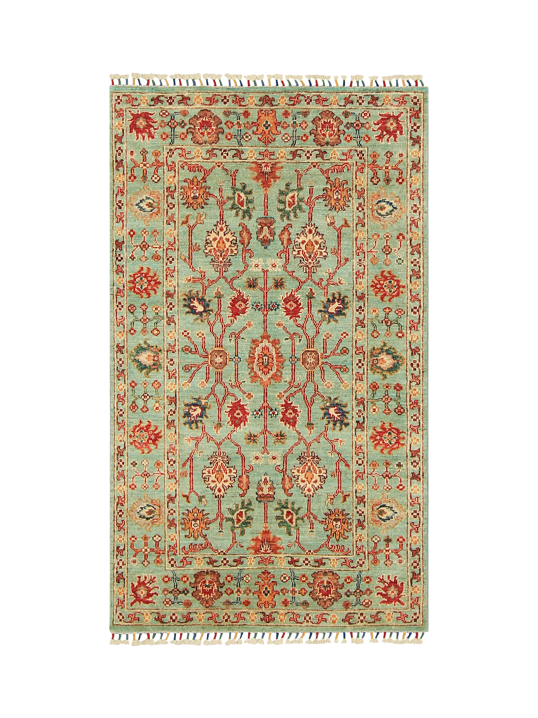 Gooch Oriental Sultani Rug, Aqua, L152 x W90 cm