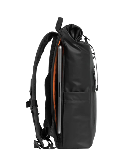 Stubble & Co The Roll Top Backpack, 15L - view 2, Black