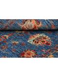 Gooch Oriental Sultani Rug, Blue, L155 x W92 cm