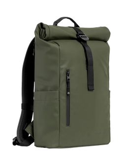 Stubble & Co The Roll Top Backpack, 15L, Urban Green