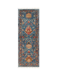 Gooch Oriental Sultani Runner Rug, Blue, L181 x W64 cm