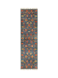 Gooch Oriental Sultani Runner Rug, Blue, L248 x W75 cm